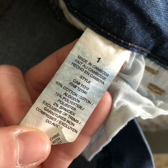 Garage High Rise Medium Wash Skinny Jeans - Junior Size 01 - Classiccore Pants - Picture 6 of 7